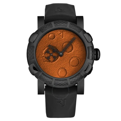 Romain Jerome Moon Dust Automatic Orange Dial Men's Watch Rj.md.au.901.20 In Black