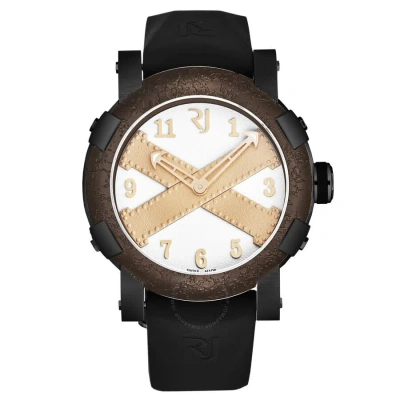 Romain Jerome Titanic A La Grande Automatic White Dial Men's Watch Rj.tg.au.203.20 In Black / Brown / Gold Tone / White