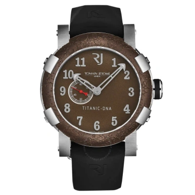 Romain Jerome Titanic Automatic Brown Dial Men's Watch Rjtiau.301.10 In Black