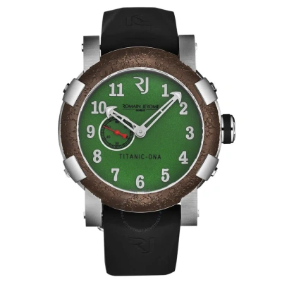 Romain Jerome Titanic Automatic Green Dial Men's Watch Rjtiau.601.10 In Black