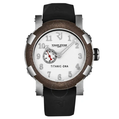 Romain Jerome Titanic Automatic White Dial Men's Watch Rjtiau.201.10 In Black / Brown / White