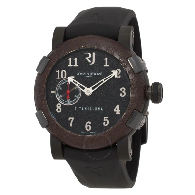 Romain Jerome Titanic Black Dial Men's Watch Rj.ti.au.101.20 In Black / Brown