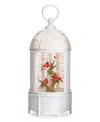 Roman 10.2" H Light Emitting Diode (led) Swirl Birdcage Xmas In Multi Color
