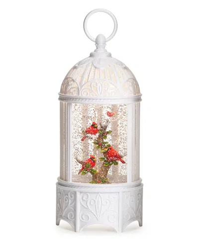 Roman 10.2" H Light Emitting Diode (led) Swirl Birdcage Xmas In Multi Color