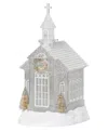Roman 10.25" H Light Emitting Diode (led) Swirl Church In Multi Color