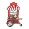 Roman 10.75" Led Toy Shop Cart With Santa Lighted Christmas Tabletop Decor In Multi