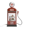 Roman 11.5in Lighted Swirl Gas Pump Christmas Snow Globe In Multi