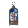Roman 11.7" Led Santa Sleigh Lantern Lighted Christmas Tabletop Decor In Brown