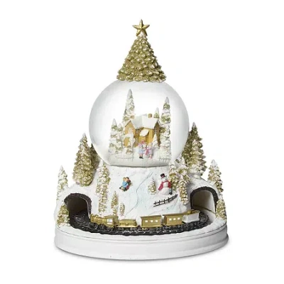 Roman 11in Lighted Musical Dome Plays Music Christmas Tabletop Decor In Multi