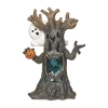 Roman 14"h Lighted Swirl Spooky Tree Halloween Tabletop Decor In White