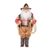 Roman 18"h Cowboy Santa Christmas Tabletop Decor In Multi