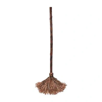 Roman 47"h Haunted Dancing Broom Halloween Tabletop Decor In Brown