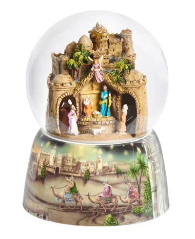 Roman 7" H Musical Bethlehem Dome In Multi Color