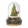 Roman 7.75" Musical Santa Dome Plays Music Christmas Tabletop Decor In Multi