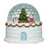 Roman 7"h Lighted Musical Igloo Rotating Characters Christmas Tabletop Decor In Multi