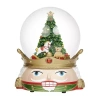 Roman 7"h Musical Nutcracker Head Dome Christmas Tabletop Decor In Multi