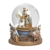 Roman 7in Musical Dome Nativity Christmas Snow Globe In Multi