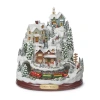 Roman 9" Lighted Mountain Plays Music Christmas Tabletop Decor In White