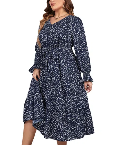 Romanissa Dress In Blue