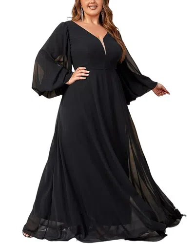 Romanissa Maxi Dress In Black