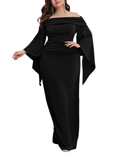 Romanissa Maxi Dress In Black