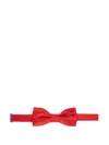Romano Satin Bow Tie In Red