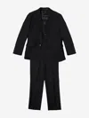 Romano Suits Romano Boys 3 Piece Suit In Black