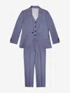 Romano Suits Romano Boys 3 Piece Suit In Blue
