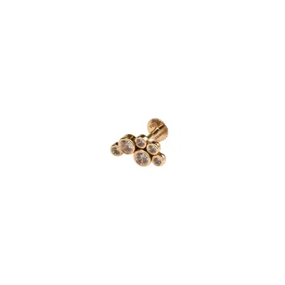 Romantico Romantico Studios Women's Gold Cluster Flat-back Stud