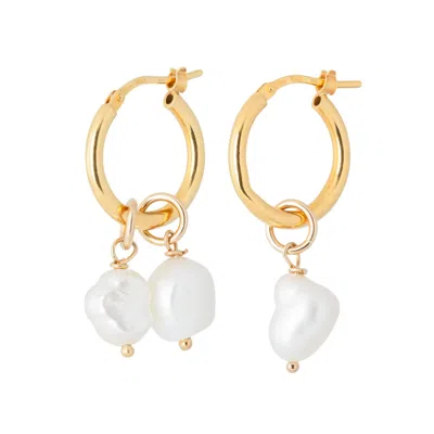 Romantico Romantico Studios Women's Gold Julie Nathi Hoops