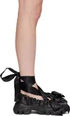 Rombaut Black Boccaccio Ii Aura Bows Ballerina Flats In Black Beyond Leather