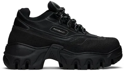 Rombaut Black Boccaccio Ii Asfalto Trainers In Black Beyond Leather