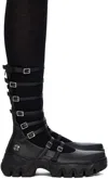 Rombaut Black Boccaccio Ii Mj High Oxfords In Black Beyond Leather