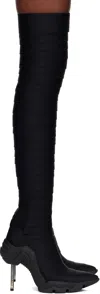 Rombaut Black Dysphoria Bandage Tall Boots In Black