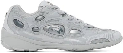 Rombaut Gray & Silver Proton Sneakers In White