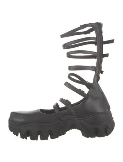 Pre-owned Rombaut Leather Boots In Grey
