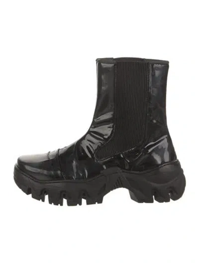 Pre-owned Rombaut Leather Chelsea Boots In Black