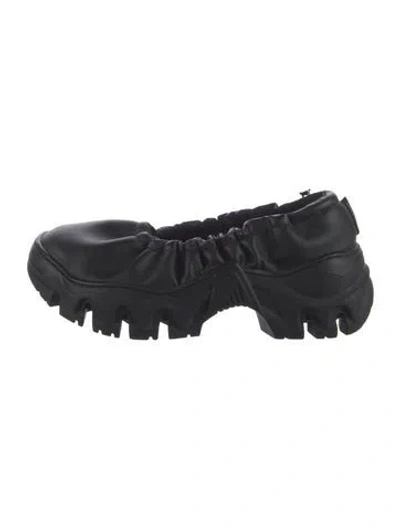 Pre-owned Rombaut Leather Chunky Sneakers In Black