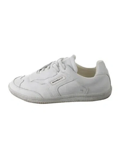 Pre-owned Rombaut Leather Sneakers In White