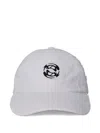 Rombaut Logo-motif Frayed Baseball Cap In White