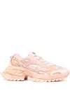 Rombaut Panelled Chunky-sole Sneakers In Pink