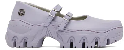 Rombaut Purple Boccaccio Ii Mj Ballerina Flats In Heather Apple Leathe