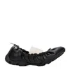 Rombaut Black Rei Beyond Leather Ballerina Flats In Black
