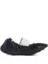 Rombaut Black Rei Beyond Leather Ballerina Flats In Black