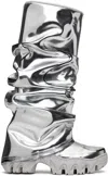 Rombaut Silver Typhoon Boots In Silver