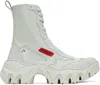 Rombaut Ssense Exclusive Gray Boccaccio Ii Boots In Light Grey