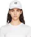 Rombaut Logo-motif Frayed Baseball Cap In White