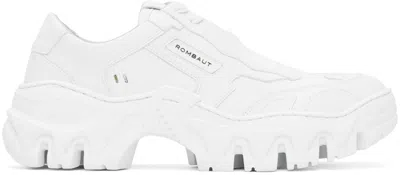 Rombaut White Boccaccio Ii Trainers In White Future Leather