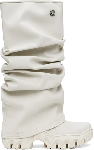 Rombaut White Typhoon Boots In White Rubber