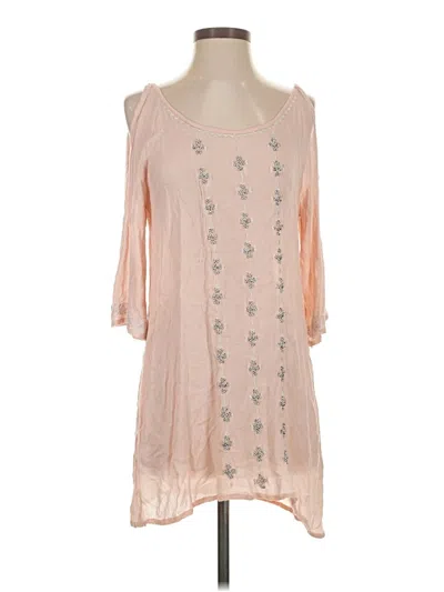 Pre-owned Romeo & Juliet Couture 3/4 Sleeve Blouse In Pink
